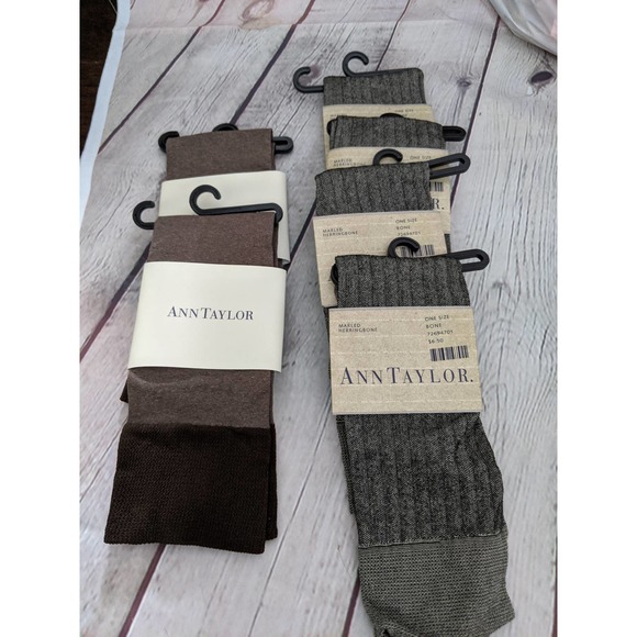 35 PAIR NEW Asst‎ Ann Taylor Dress socks - Picture 1 of 3